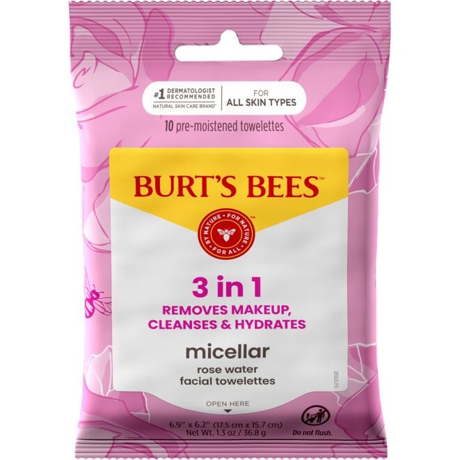 Micellar Makeup Removing Towelettes with Rose Water